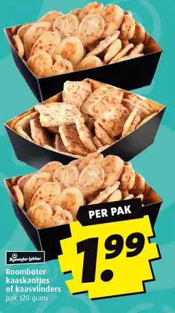 Boni Roomboter kaaskantjes of kaasvlinders aanbieding