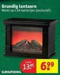 Kruidvat Grundig Lantaarn aanbieding