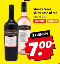 Boni Stoney Creek shiraz rosé of red aanbieding