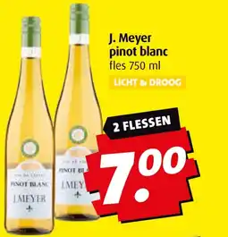 Boni J. Meyer pinot blanc aanbieding