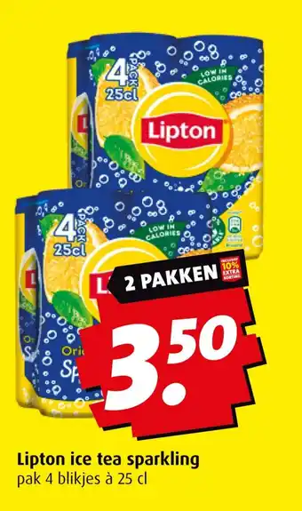Boni Lipton ice tea sparkling aanbieding