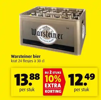 Boni Warsteiner bier aanbieding