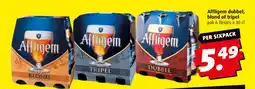 Boni Affligem dubbel blond of tripel aanbieding