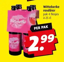 Boni Wittekerke rosébier aanbieding