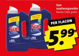 Boni Sun vaatwaspoeder flacon aanbieding