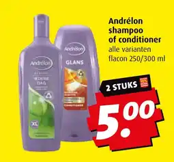 Boni Andrélon shampoo of conditioner aanbieding