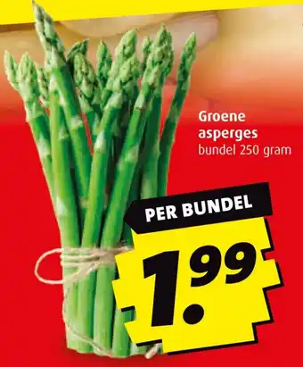 Boni Groene asperges aanbieding