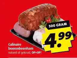 Boni Culinaire boerenbeenham aanbieding