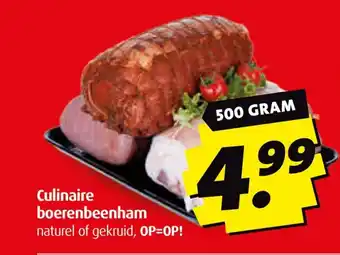 Boni Culinaire boerenbeenham aanbieding