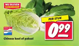 Nettorama Chinese kool of paksoi aanbieding