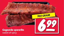 Nettorama Gegaarde spareribs aanbieding