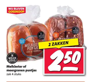 Nettorama Melkboter of meergranen puntjes aanbieding