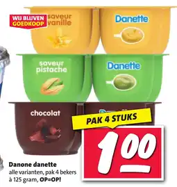 Nettorama Danone danette aanbieding