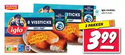 Nettorama Iglo vissticks aanbieding
