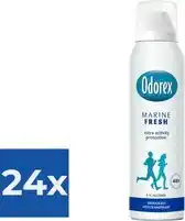 Bol.com Odorex Deospray - Marine Fris 150 ml - Voordeelverpakking 24 stuks aanbieding