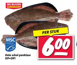 Nettorama Hele schol panklaar aanbieding