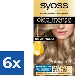 Bol.com SYOSS Oleo Intense 8-05 Beige Blond - 1 stuk - Voordeelverpakking 6 stuks aanbieding
