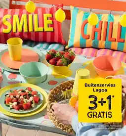 Xenos Buitenservies Lagoa 3+1 GRATIS aanbieding