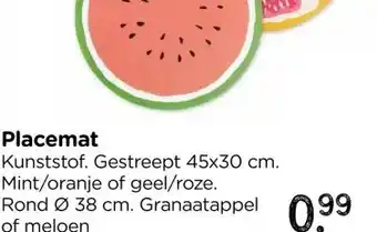 Xenos Placemat aanbieding