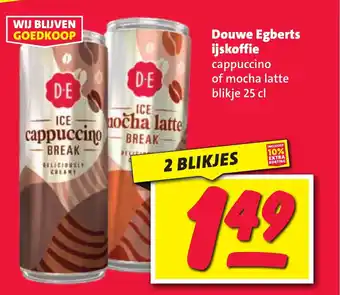 Nettorama Douwe Egberts ijskoffie aanbieding