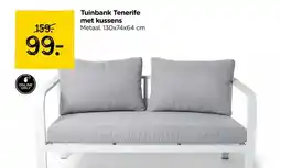 Xenos Tuinbank Tenerife met kussens aanbieding