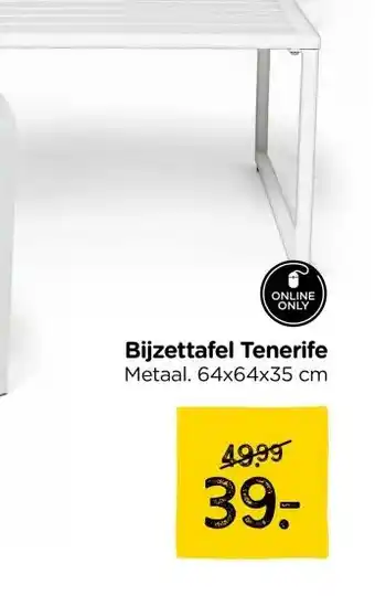 Xenos Bijzettafel Tenerife aanbieding