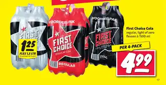 Nettorama First Choice Cola aanbieding