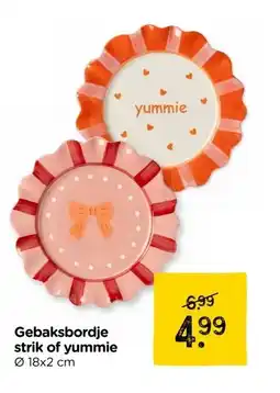 Xenos Gebaksbordje strik of yummie aanbieding