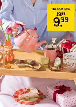 Xenos Theepot strik aanbieding