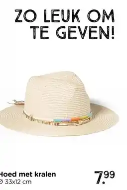 Xenos Hoed met kralen aanbieding