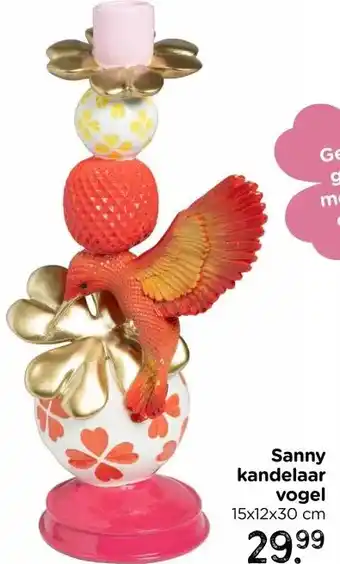 Xenos Sanny kandelaar vogel aanbieding