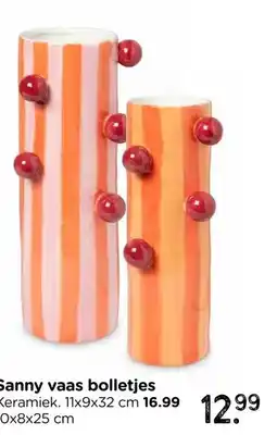 Xenos Sanny vaas bolletjes aanbieding