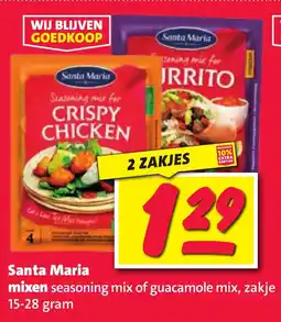 Nettorama Santa Maria mixen aanbieding