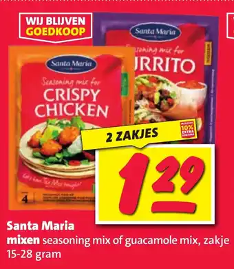 Nettorama Santa Maria mixen aanbieding