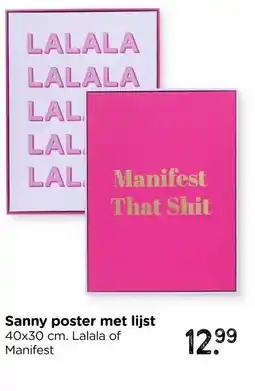 Xenos Sanny poster met lijst aanbieding