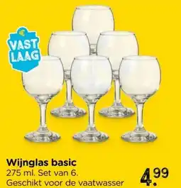 Xenos Wijnglas basic aanbieding