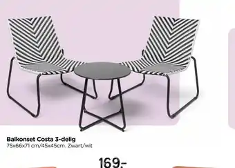 Xenos Balkonset Costa 3-delig aanbieding