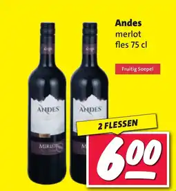 Nettorama Andes merlot aanbieding