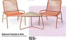 Xenos Balkonset Marbella 3-delig aanbieding