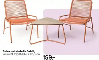 Xenos Balkonset Marbella 3-delig aanbieding