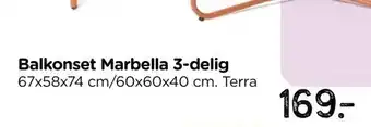 Xenos Tuinset Marbella - 3-delig aanbieding