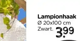 Xenos Lampion haak - zwart - 100 cm aanbieding