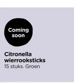 Xenos Citronella wierrooksticks aanbieding