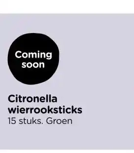 Xenos Citronella wierrooksticks aanbieding