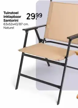 Xenos Tuinstoel inklapbaar Santorini aanbieding
