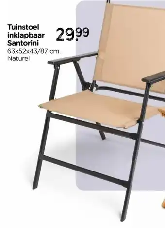 Xenos Tuinstoel inklapbaar Santorini aanbieding