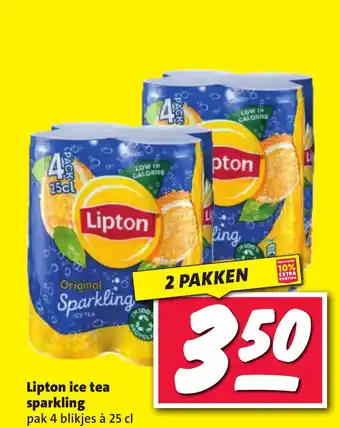 Nettorama Lipton ice tea sparkling aanbieding