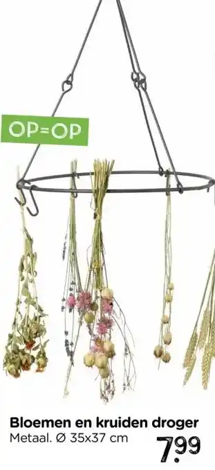 Xenos Bloemen en kruiden droger aanbieding