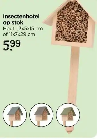 Xenos Insectenhotel op stok aanbieding