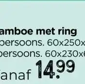 Xenos Klamboe met ring - 1-persoon - wit - ⌀60x230x650 cm aanbieding